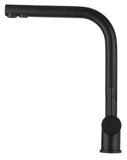 Смеситель для кухни Swedbe Selene Plus 8144B с каналом для подключения фильтра чёрный